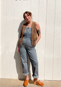 Vintage fringe vest