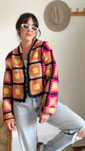Load image into Gallery viewer, Signature collection-granny square cropped jacket

