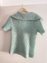 Load image into Gallery viewer, Vintage mohair collared blouse
