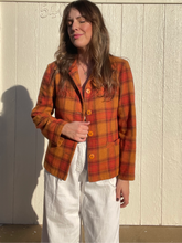 Load image into Gallery viewer, Vintage plaid jacket
