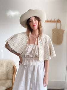 Vintage bed jacket / shawl