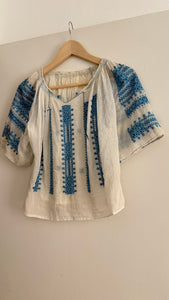 Antique Hungarian folk blouse