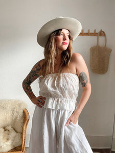 Edwardian strapless top