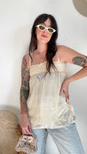 Load image into Gallery viewer, Antique silk butterfly cami/romper
