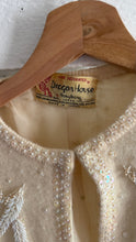 Load image into Gallery viewer, Vintage cashmere beaded cardigan
