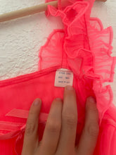 Load image into Gallery viewer, Vintage hot pink ruffle dress
