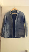 Load image into Gallery viewer, Vintage 1940s 50s French moleskin chore coat
