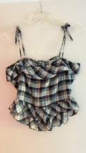 Load image into Gallery viewer, Vintage 70s plaid blouse
