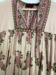 Vintage Ritu Kumar Indian cotton dress