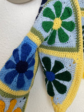 Load image into Gallery viewer, Hand knit granny square sweater
