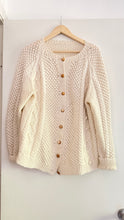 Load image into Gallery viewer, Vintage knit fisherman cardigan
