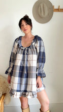Load image into Gallery viewer, Signature Collection- Plaid ruffle dress
