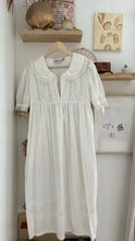 Load image into Gallery viewer, Vintage cotton + lace dress
