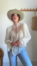 Load image into Gallery viewer, Vintage puff sleeve blouse
