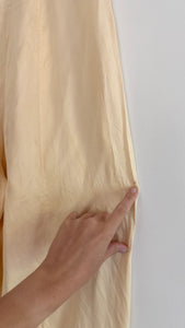 1930s buttercream silk pants