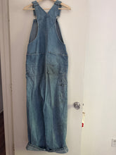 Load image into Gallery viewer, Vintage union made denim overalls
