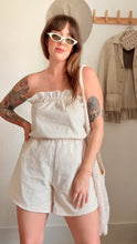 Load image into Gallery viewer, Signature Collection-Cotton linen beige shorts
