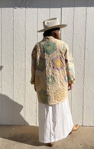 Signature Collection-Grandmothers flower garden quilt coat