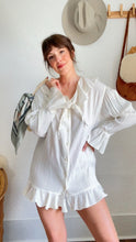 Load image into Gallery viewer, Vintage ruffle mini dress
