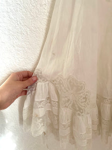 Edwardian lace romper