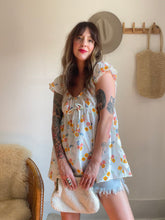 Load image into Gallery viewer, Vintage floral babydoll top
