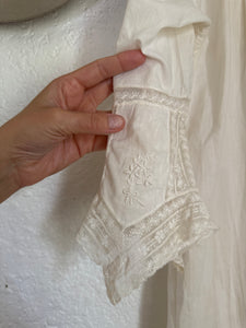 Vintage 1910 Edwardian bridal night reworked gown