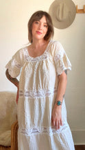 Load image into Gallery viewer, Vintage 1970s cotton pin tuck dress
