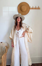 Load image into Gallery viewer, Vintage 1940s silk brocade kimono
