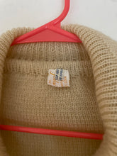 Load image into Gallery viewer, Vintage knit shawl sweater
