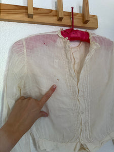 Edwardian cotton blouse