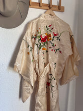 Load image into Gallery viewer, Vintage 1940s silk brocade kimono
