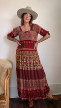 Load image into Gallery viewer, Vintage Indian cotton rayon dress
