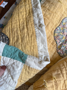 Signature Collection-Floral cropped quilt coat