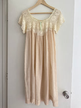 Load image into Gallery viewer, Edwardian crochet floral dress
