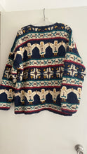 Load image into Gallery viewer, Vintage hand knit wool cardigan
