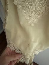 Load image into Gallery viewer, Antique silk lace step in
