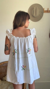 Signature Collection-embroidered babydoll dress