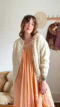 Load image into Gallery viewer, Vintage wool button up cardigan
