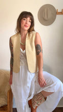 Load image into Gallery viewer, Vintage suede leather vest
