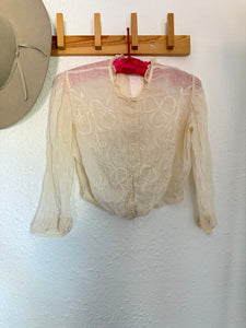 Edwardian cotton blouse