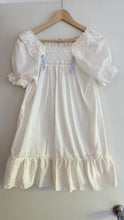 Load image into Gallery viewer, Vintage puff sleeve cotton dress
