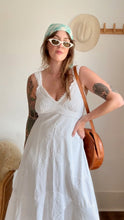 Load image into Gallery viewer, Vintage cotton embroidered dress
