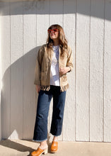 Load image into Gallery viewer, Vintage suede fringe jacket
