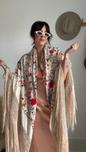 Load image into Gallery viewer, Antique 1910s Manton de Manila silk piano shawl
