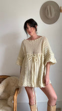 Load image into Gallery viewer, Vintage crochet babydoll dress
