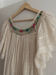 Vintage 1970s gauze dress