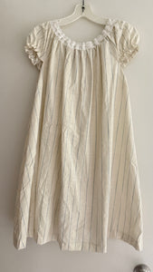 Signature Collection- linen stripe babydoll dress