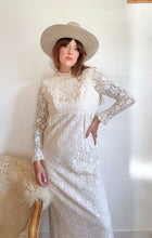 Load image into Gallery viewer, Vintage 70s lace maxi

