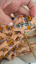 Load image into Gallery viewer, Vintage 70s block print halter dress
