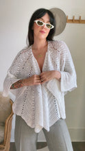 Load image into Gallery viewer, Vintage crochet shawl
